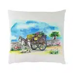 Cuscino Carretto Siciliano in Velluto