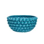 Centrotavola Azzurro Cielo M in ceramica di Caltagirone medio