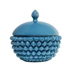 Centrotavola con Coperchio Azzurro Cielo M