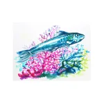 Litografia Sardina di Mare