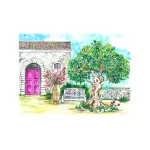 Litografia Ulivo Secolare