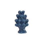 Magnete pigna blu marino in Ceramica di Caltagirone