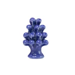 Magnete pigna blu royal in Ceramica di Caltagirone