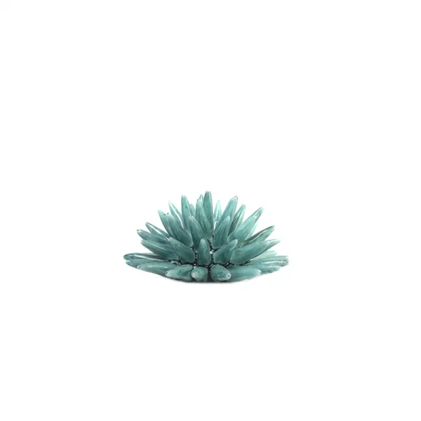 Riccio piccolo verde in Ceramica di Caltagirone