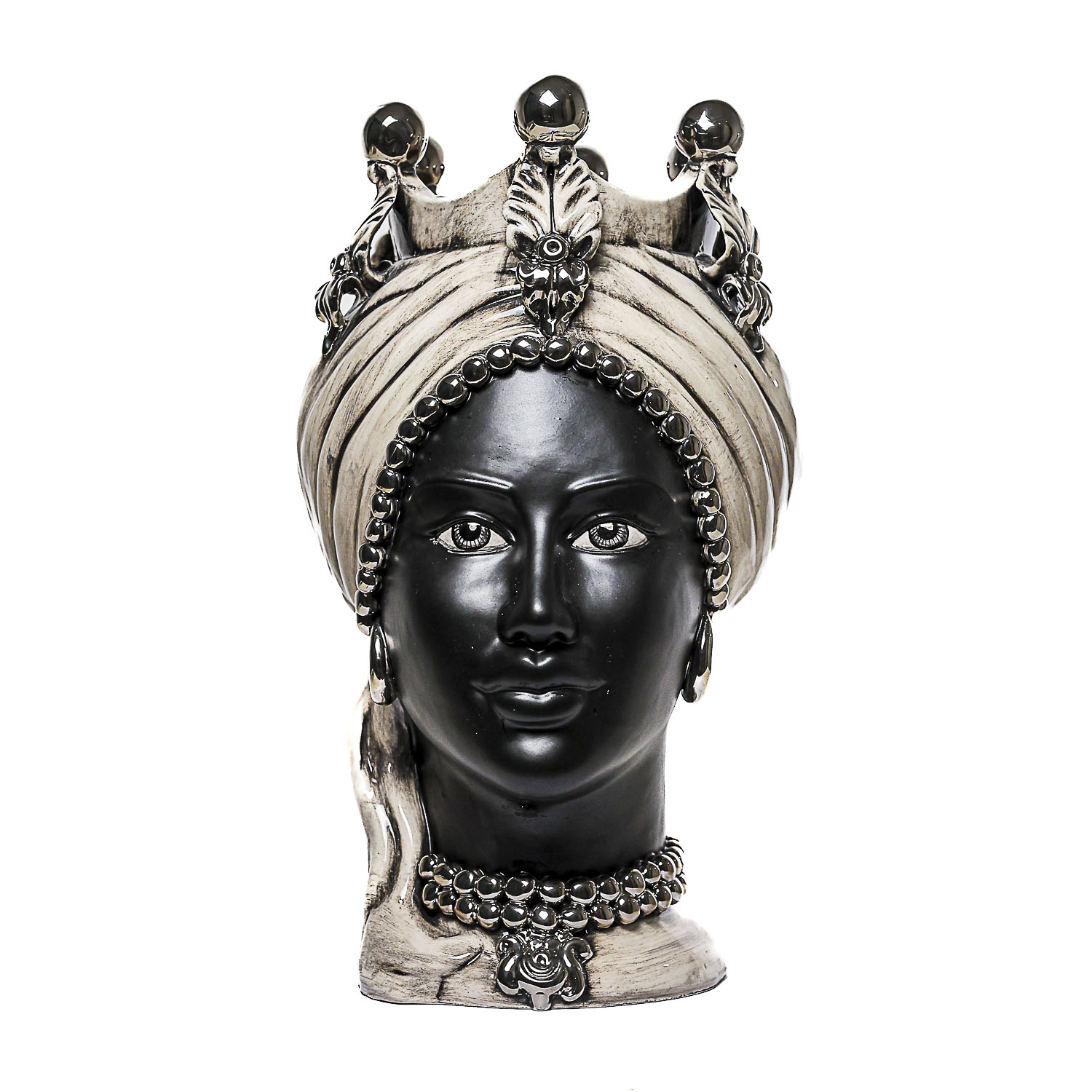 Testa di Moro Donna in Ceramica di Caltagirone