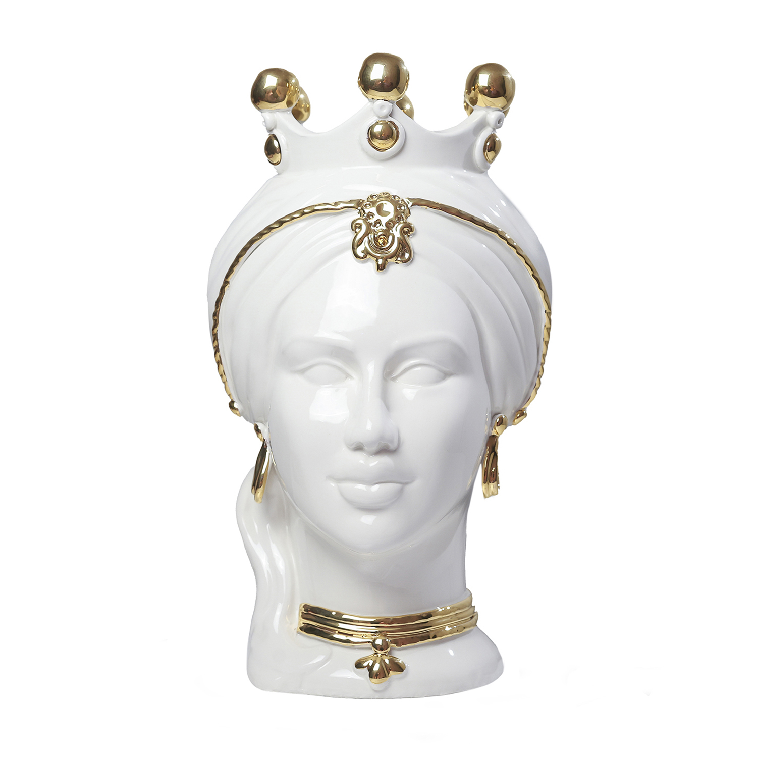 Testa di Moro Donna in Ceramica di Caltagirone