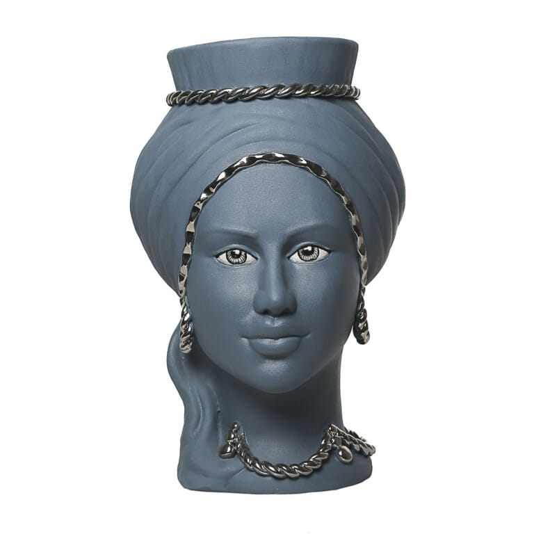 Testa di Moro Donna in Ceramica di Caltagirone