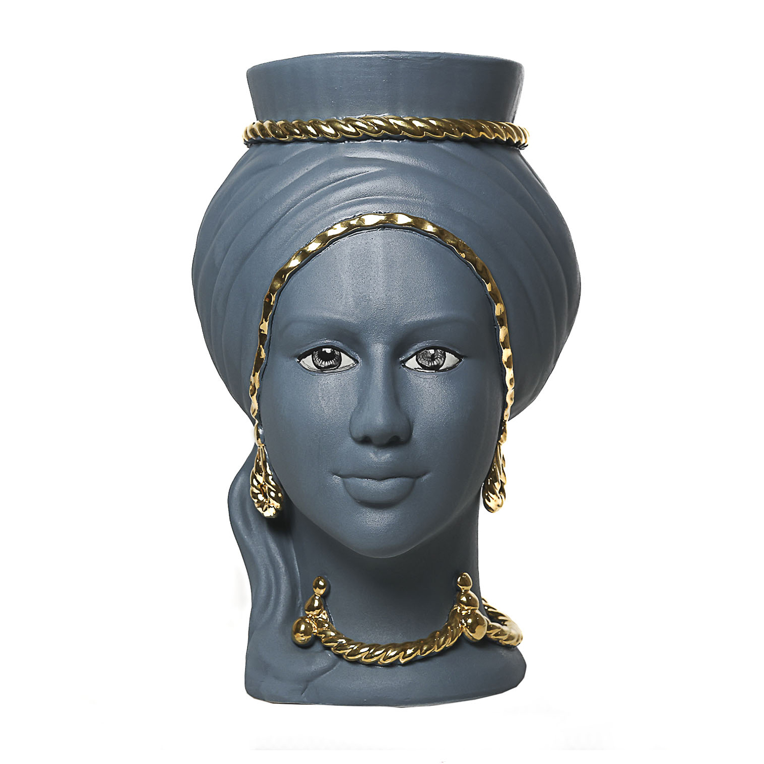 Testa di Moro Donna in Ceramica di Caltagirone