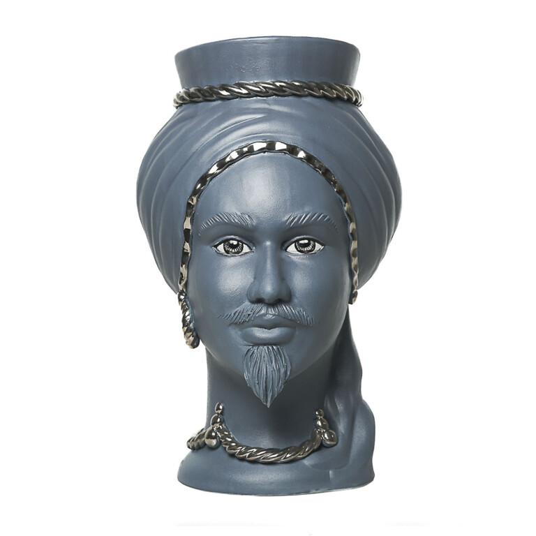 Testa di Moro Uomo in Ceramica di Caltagirone