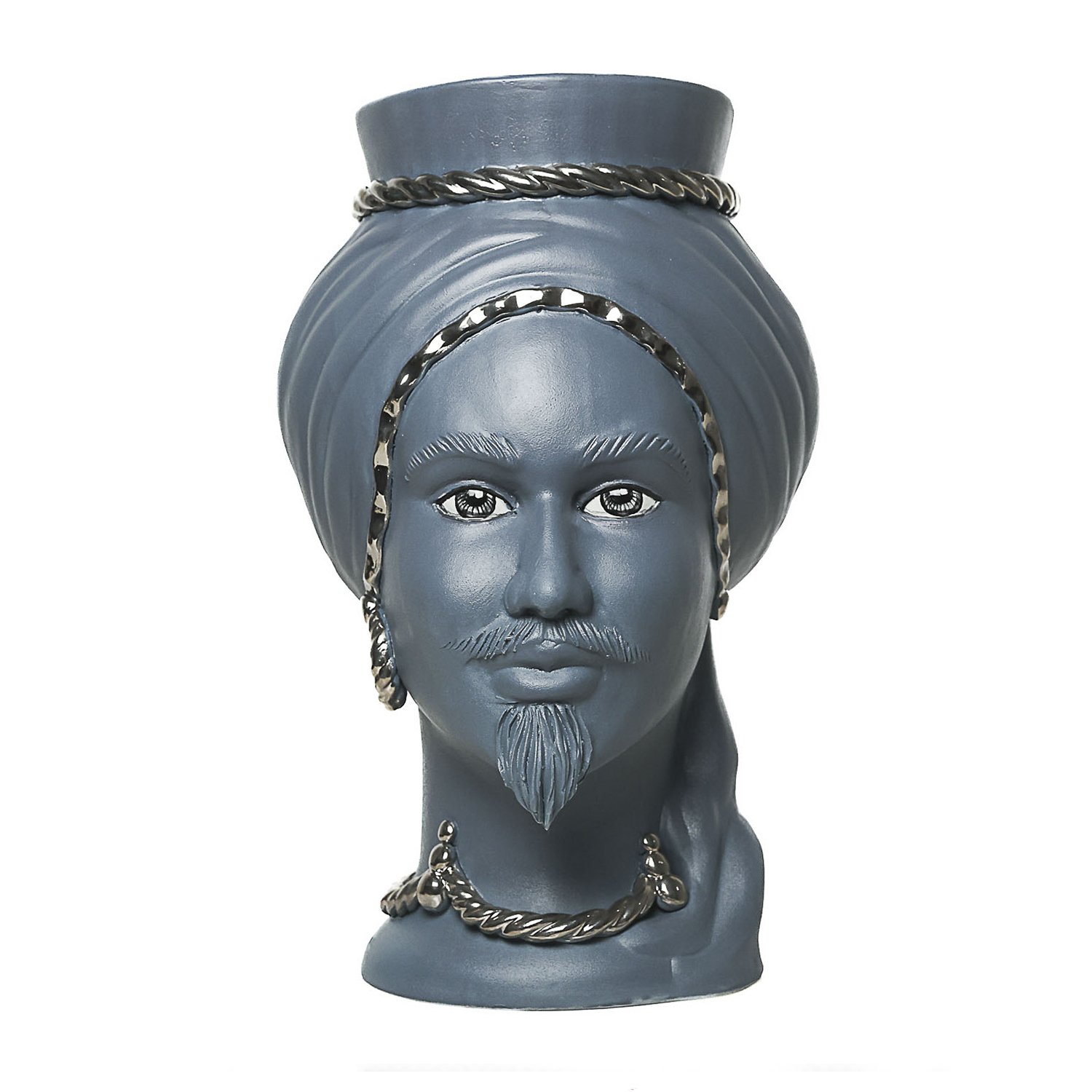 Testa di Moro Uomo in Ceramica di Caltagirone