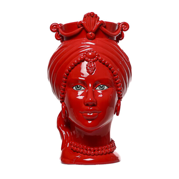 Moor's Head Woman Coral Red L