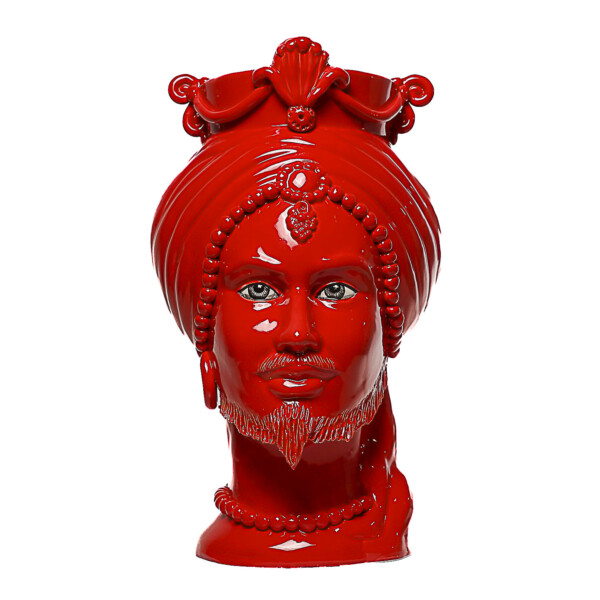 Moor's Head Man Coral Red L