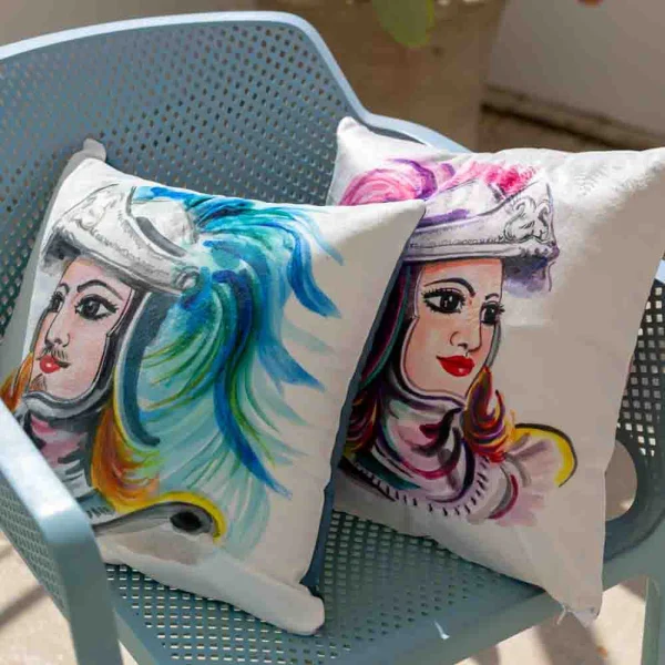 Velvet cushion
