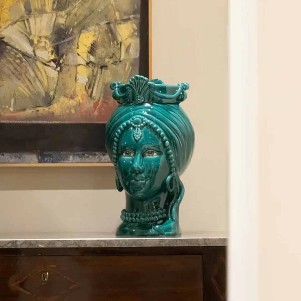 Caltagirone Ceramic Moor's heads