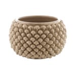 Cachepot Tortora Sabbiato L in ceramica