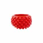 Cachepot Rosso Corallo S in ceramica di Caltagirone