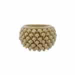 Cachepot Tortora Sabbiato S in ceramica di Caltagirone