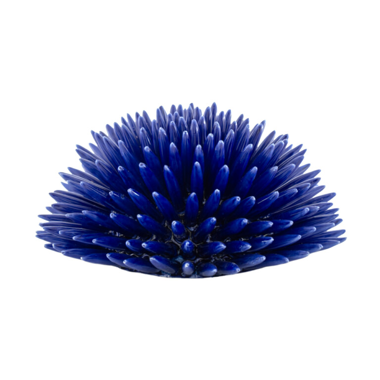 Riccio Blu Cobalto L in Ceramica