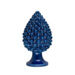 Pigna in ceramica di Caltagirone Blu Lapis grande (L)