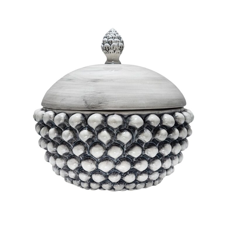 Centerpiece with Lid Smoked Gray M