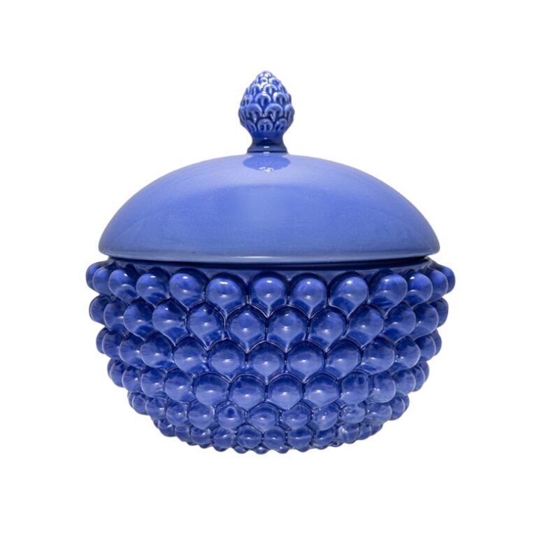 Centrotavola con Coperchio Blu Royal M