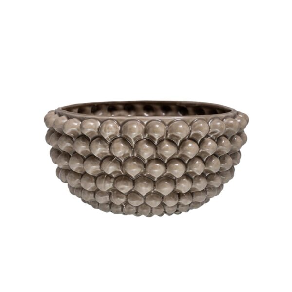 Centrotavola Tortora Sabbiato M in ceramica di Caltagirone medio