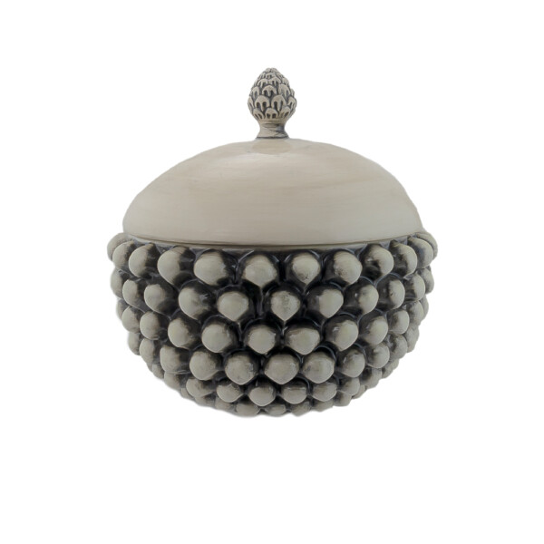 Centerpiece with Lid Smoked Gray M