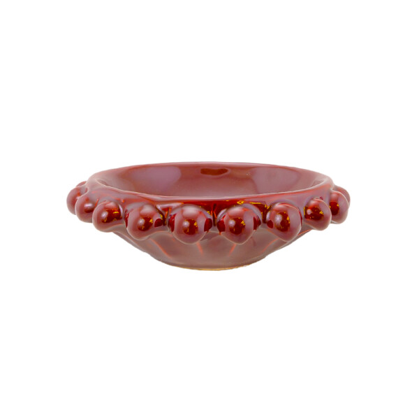 Trinket Tray Burgundy Red S